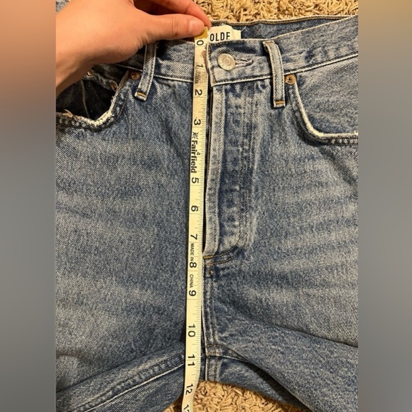 Agolde Riley High Rise Straight Crop Jeans - Picture 9 of 10